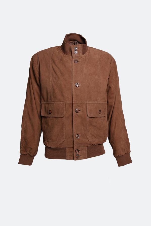 Amedeo Camoscio Cognac Scuro man Barone firenze