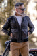 Aviator Shearling Style Black uomo Barone firenze - 1