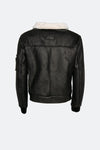 Aviator Shearling Style Black uomo Barone firenze - 11