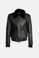 Aviator Black Leather Jacket uomo Barone firenze - 2