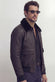 Aviator Black Leather Jacket uomo Barone firenze - 6