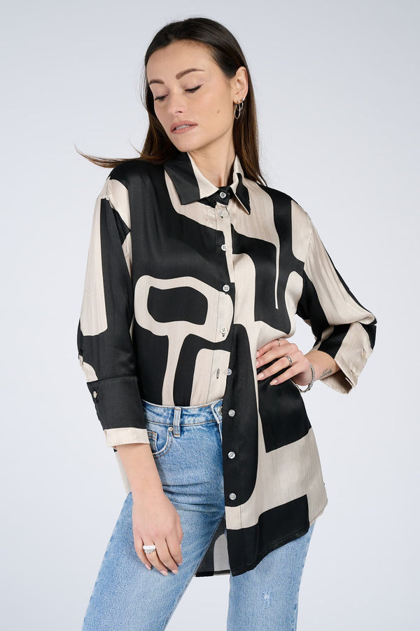 Button blouse woman Barone firenze