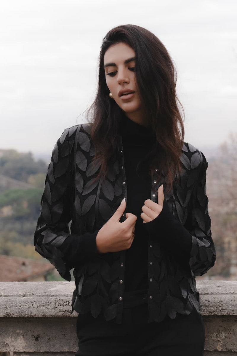 Leaves Jacket donna Barone firenze - 2