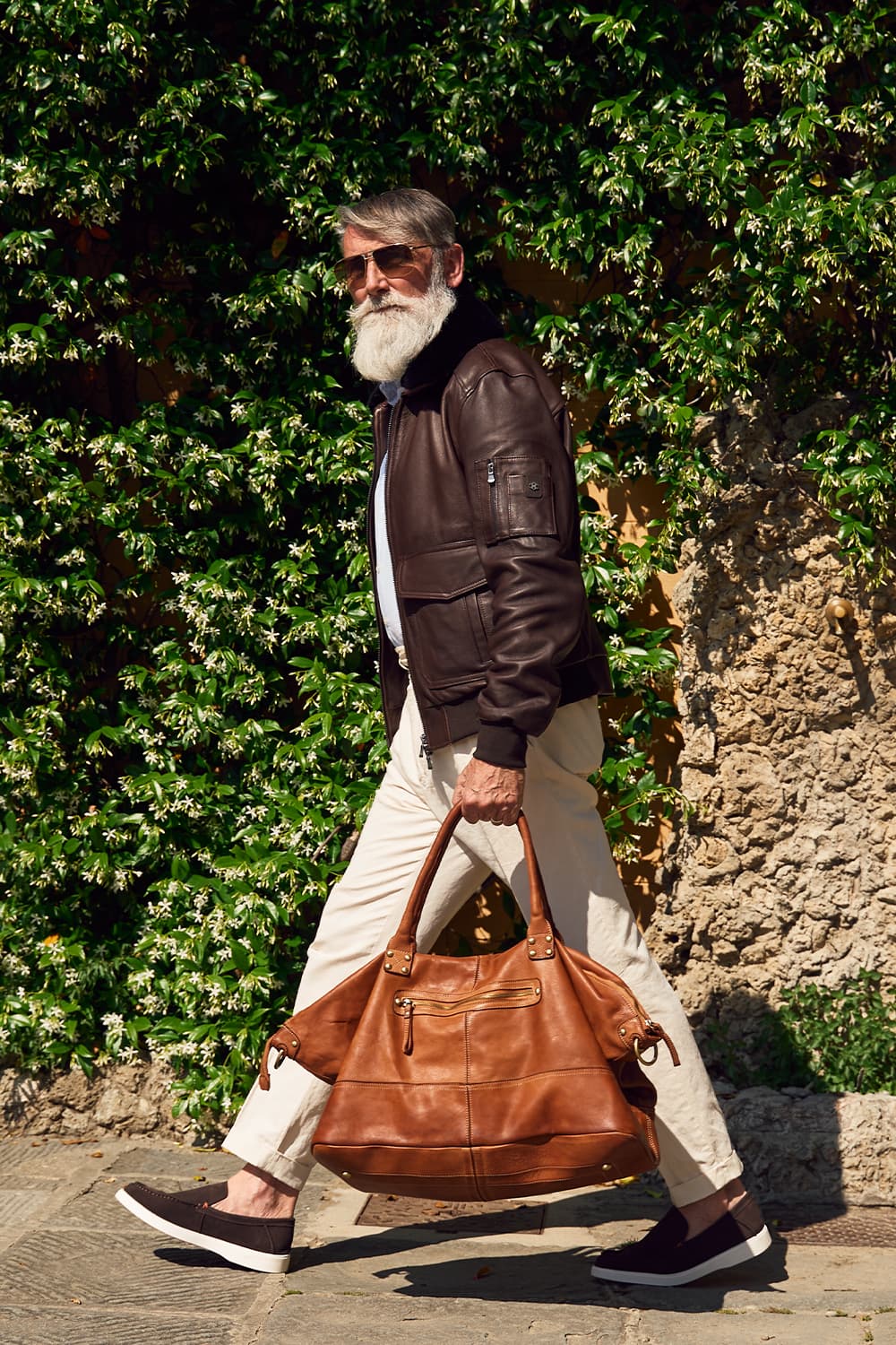 Borsone Vintage unisex Barone firenze - 4