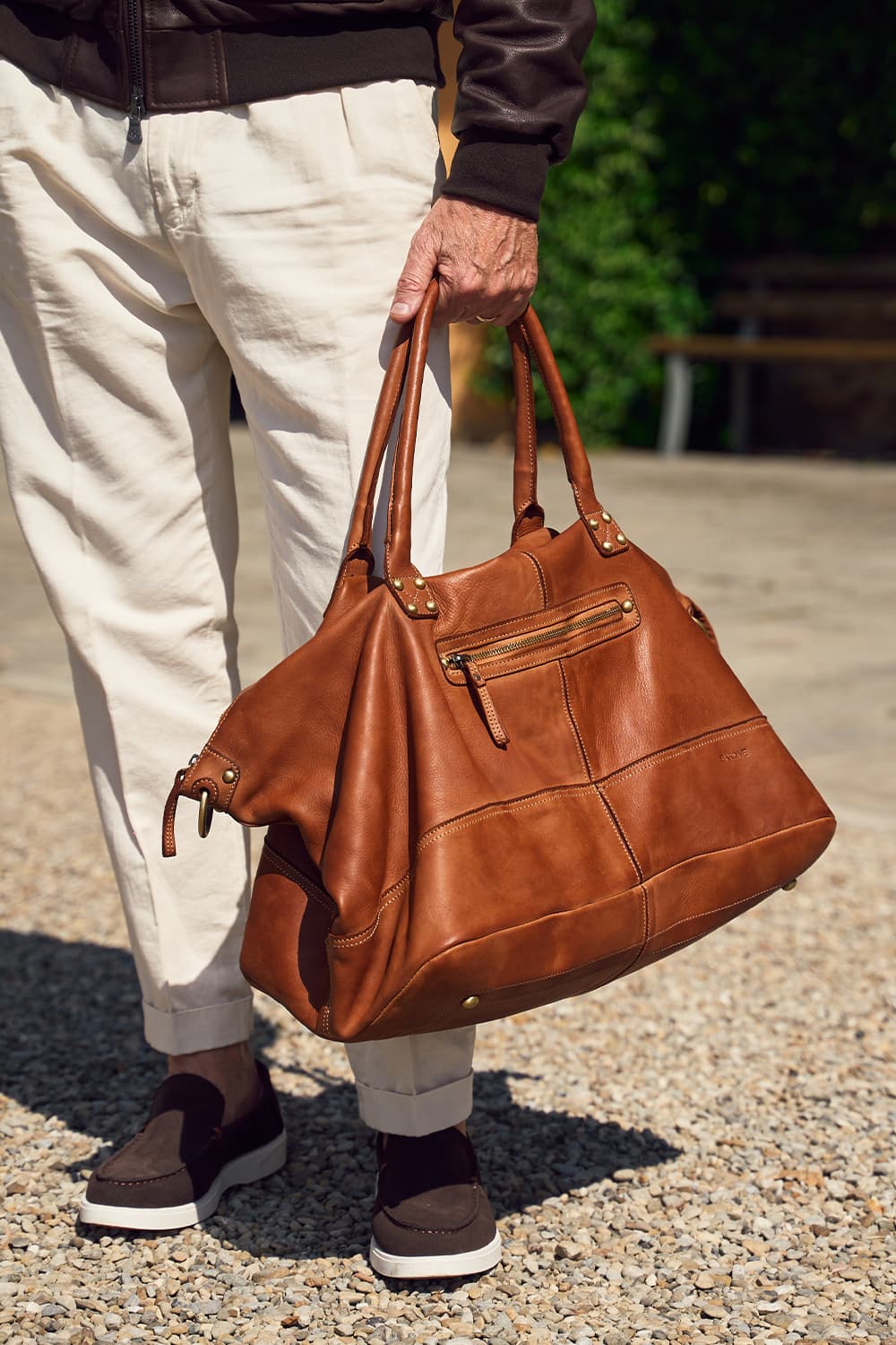 Borsone Vintage unisex Barone firenze - 2