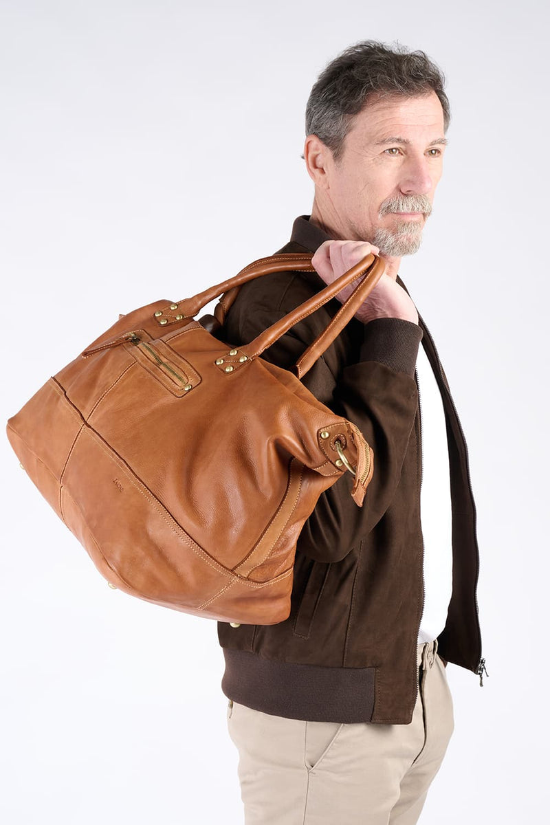 Borsone Vintage unisex Barone firenze - 5