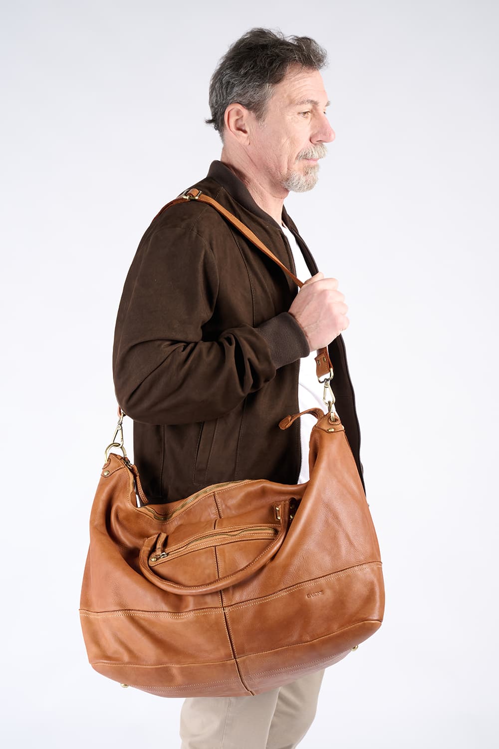 Borsone Vintage unisex Barone firenze - 8