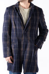 Men's Mixed Cashmere Classic Coat uomo Barone firenze - 1