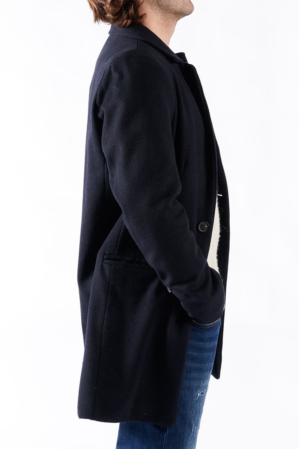 Cappotto Elegante Uomo Misto Cachemire Made in Italy - Barone Firenze