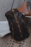 Certaldo Dark Brown Pouch uomo Barone firenze - 3