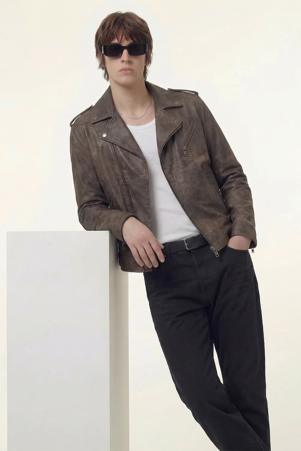 Chiodo Man Bis Nuvolato Dark Brown uomo Barone firenze - 6