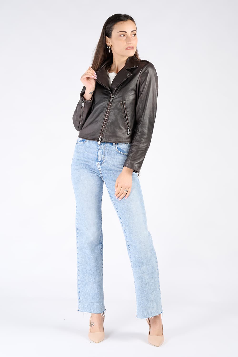 Chiodo Women Bis Dark Brown donna Barone firenze - 4