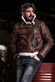 Chiodo Shearling Style Dark Brown unisex Barone firenze - 1