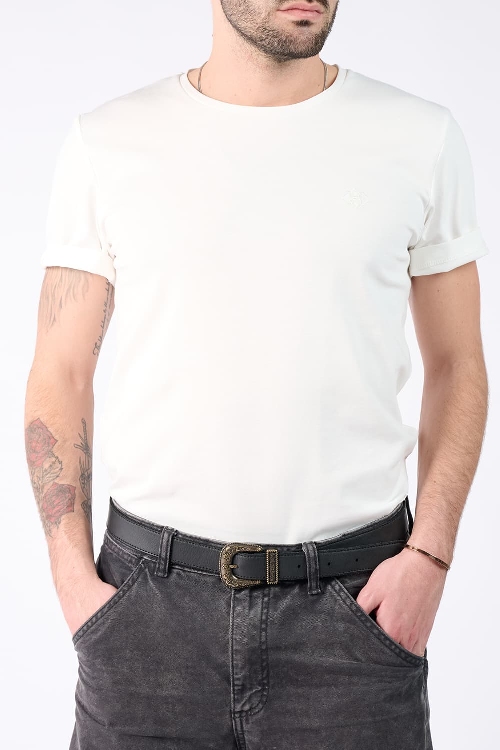 Dallas Men's Belt unisex Barone firenze - 2