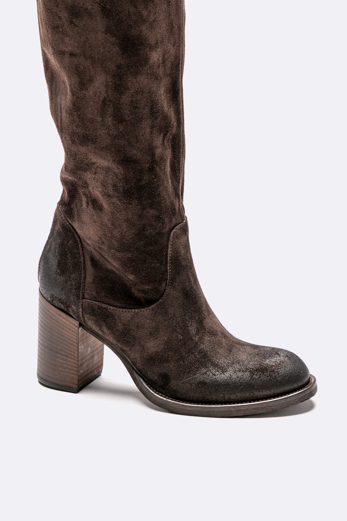 Stivali Contessa Camoscio Testa di Moro woman Barone firenze - 4