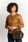 Divina Dark Brown Suede donna Barone firenze - 2