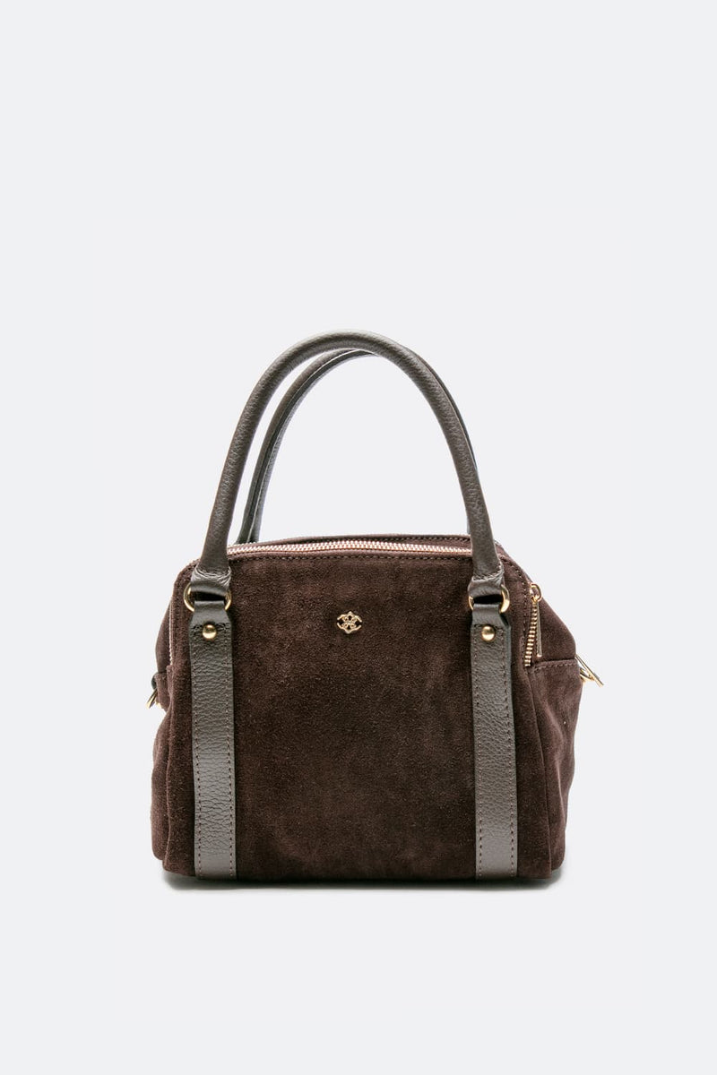 Divina Dark Brown Suede donna Barone firenze - 1