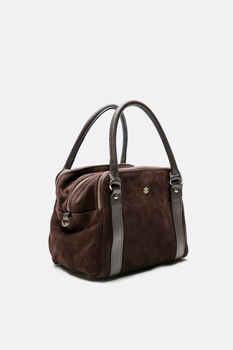 Divina Dark Brown Suede donna Barone firenze - 3