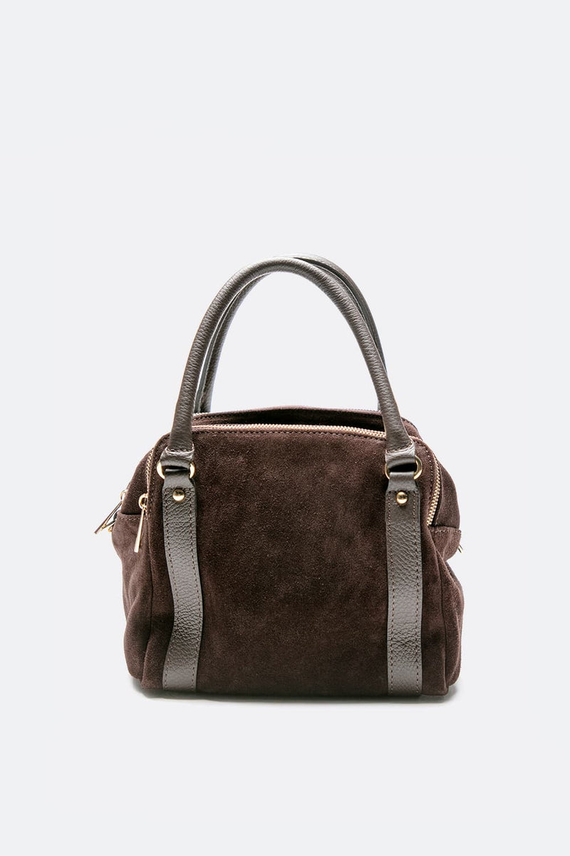 Divina Dark Brown Suede donna Barone firenze - 5