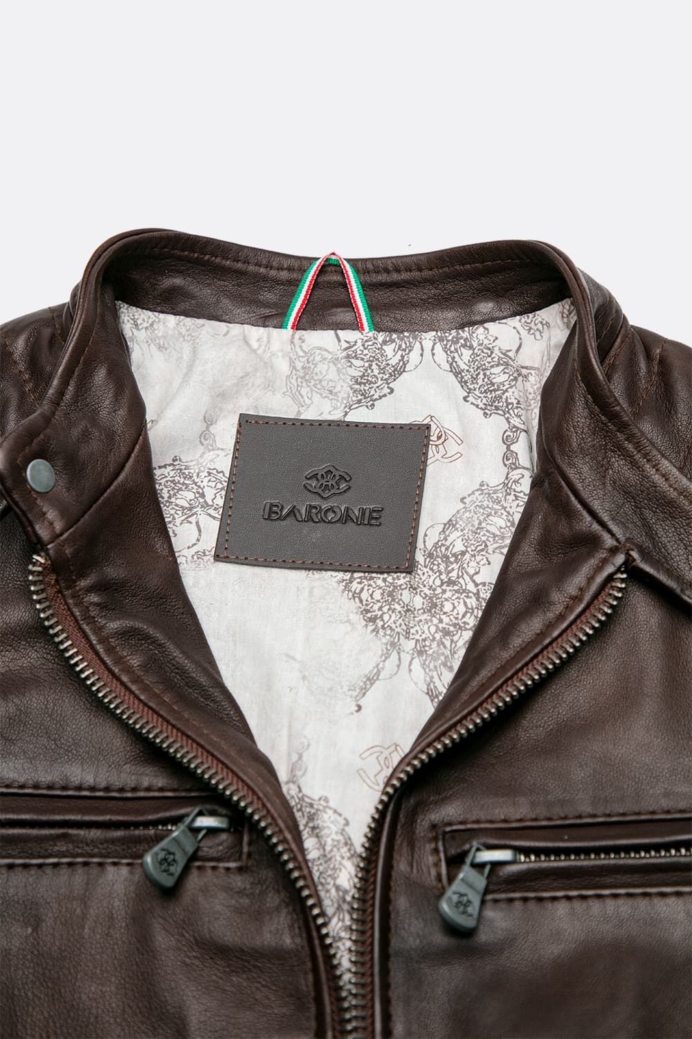 Elton Gold Bike Dark Brown uomo Barone firenze - 5