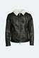 Elton Gold Colletto Shearling Style Nero Panna man Barone firenze - 1