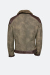 Elton Gold Colletto Shearling Style Verde man Barone firenze - 6