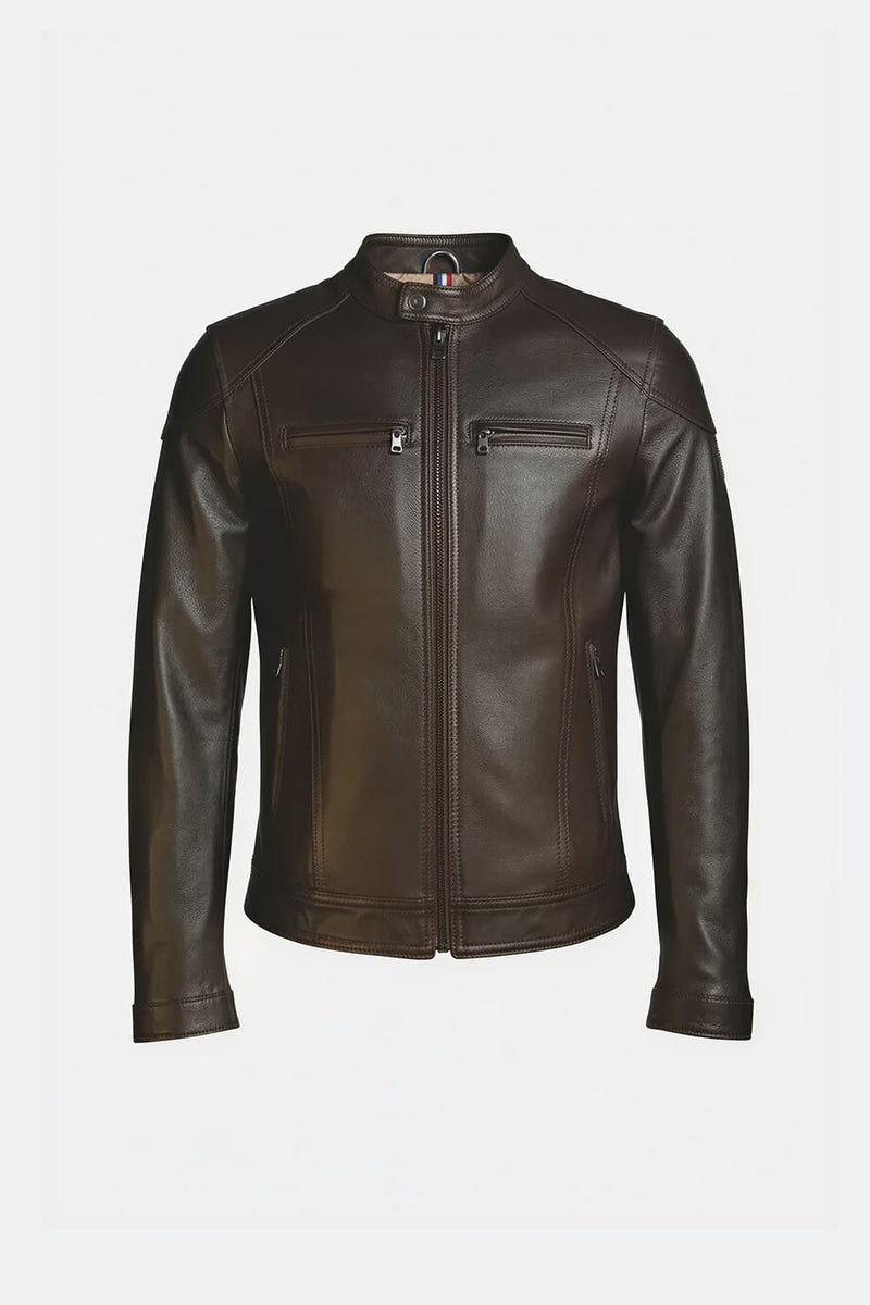 Elton Gold Nappa Dark Brown uomo Barone firenze - 7