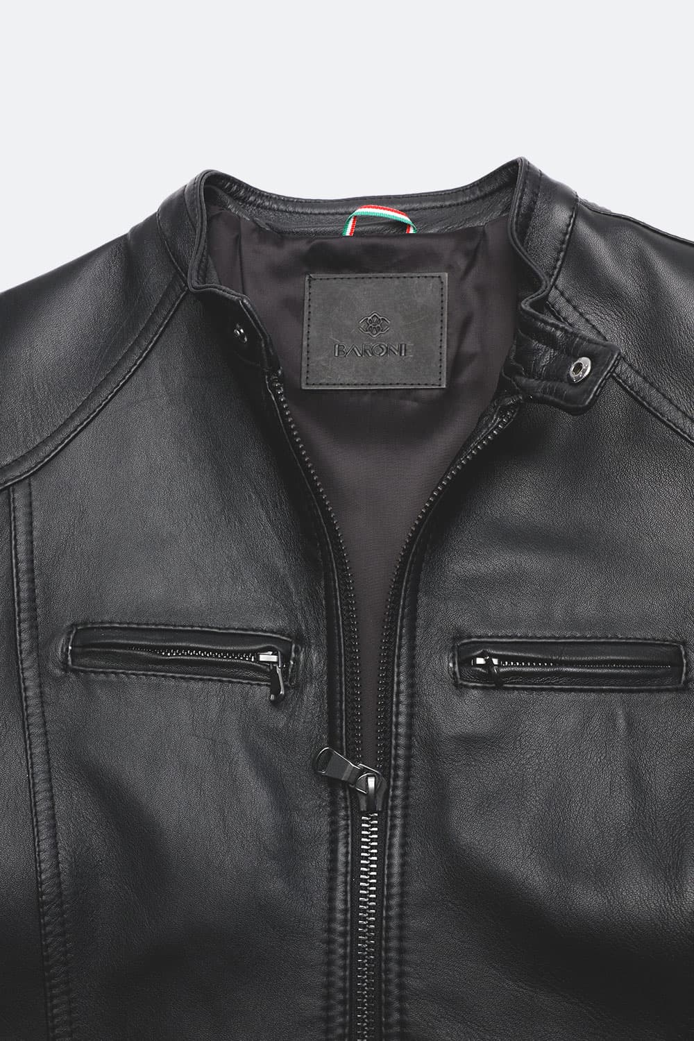 Elton Gold Nappa Black uomo Barone firenze - 5