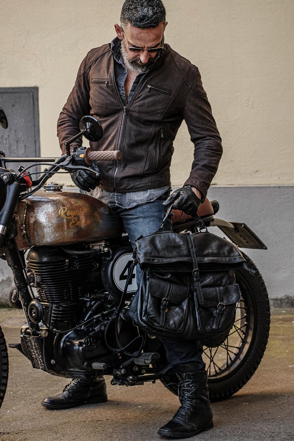 Elton Gold Oleate Dark Brown uomo Barone firenze - 4