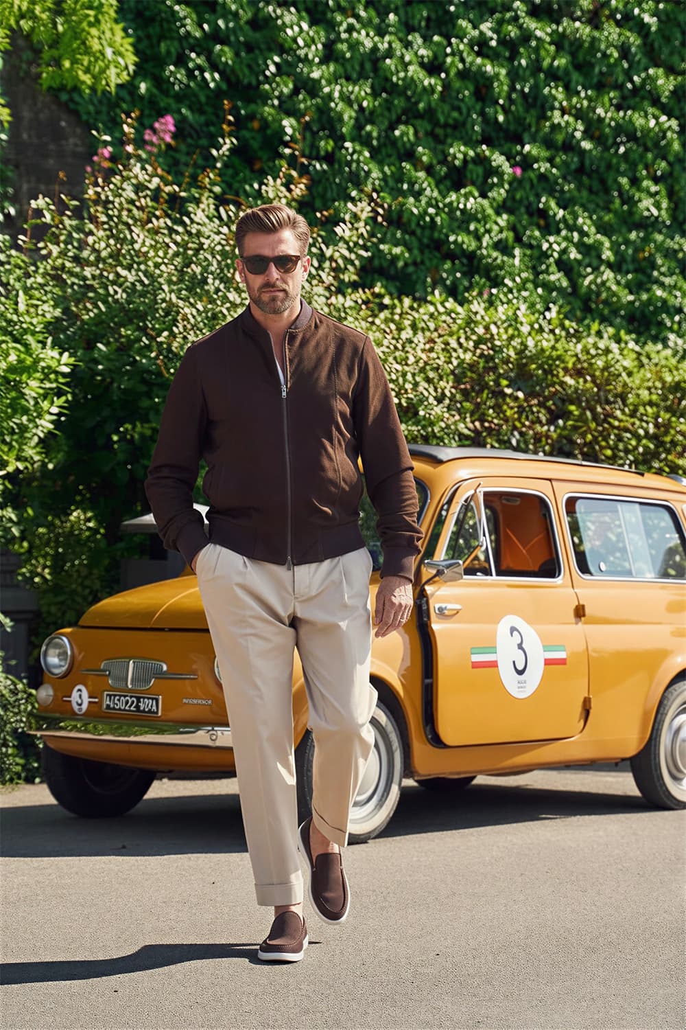 Enrico Dark Brown Suede uomo Barone firenze - 8