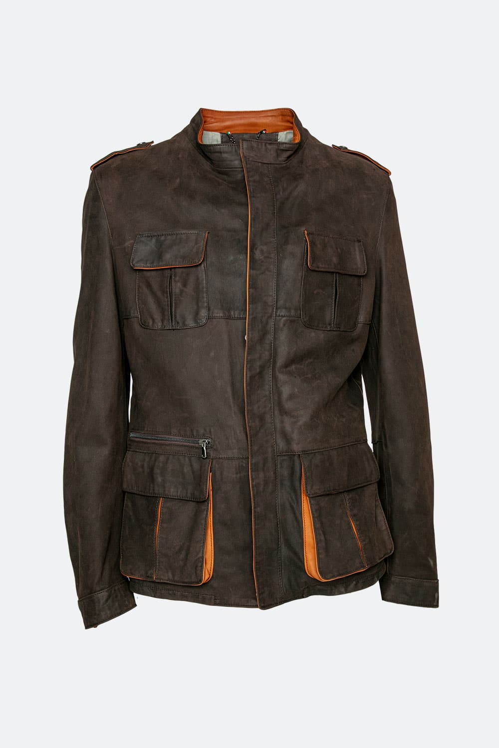 Francesco Oiled Saharan Dark Brown uomo Barone firenze - 2