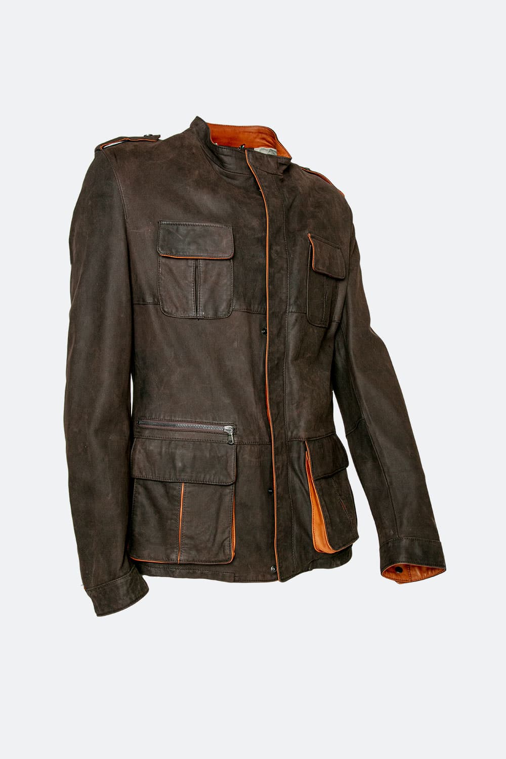 Francesco Oiled Saharan Dark Brown uomo Barone firenze - 8