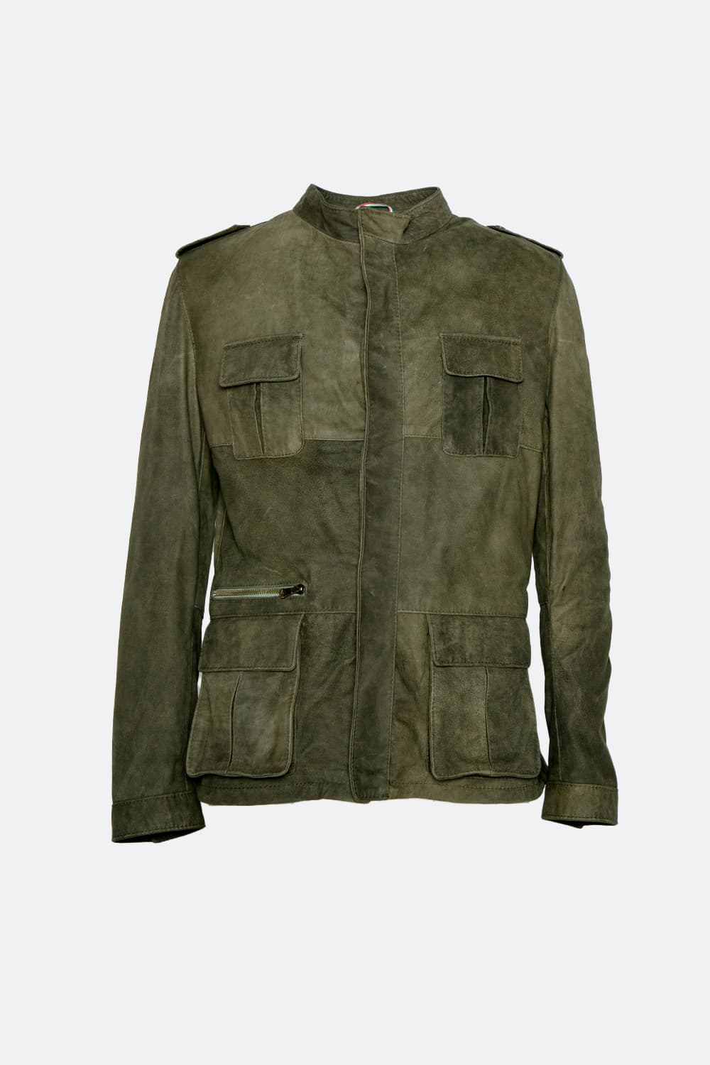 Francesco Oleato Verde 100% vera pelle Made in Italy - Barone Firenze