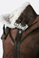 Ginevra Dark Brown Shearling Style donna Barone firenze - 3