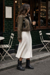 Ginevra Shearling Style Verde woman Barone firenze - 3
