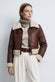Ginevra Dark Brown Shearling Style donna Barone firenze - 1