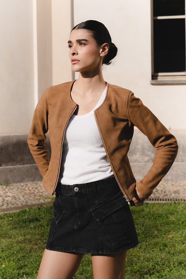 Ire Short Suede Unlined woman Barone firenze