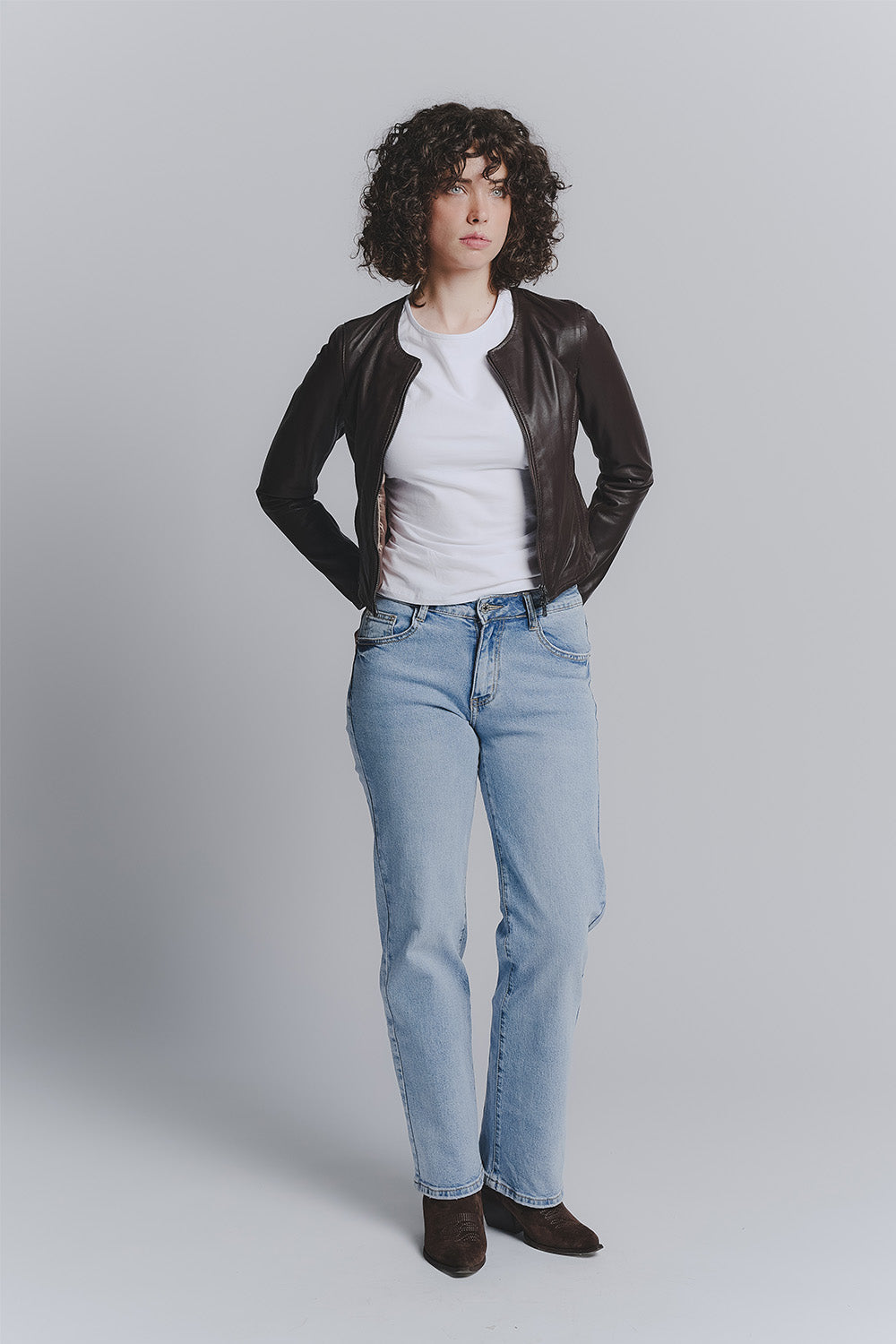 Irene Dark Brown Short woman Barone firenze - 7