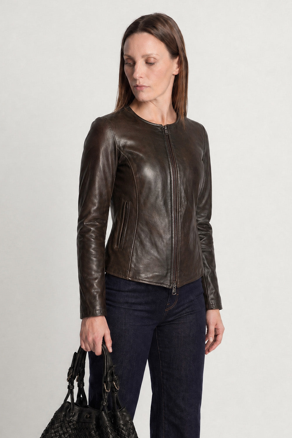 Irene Dark Brown Long woman Barone firenze - 1