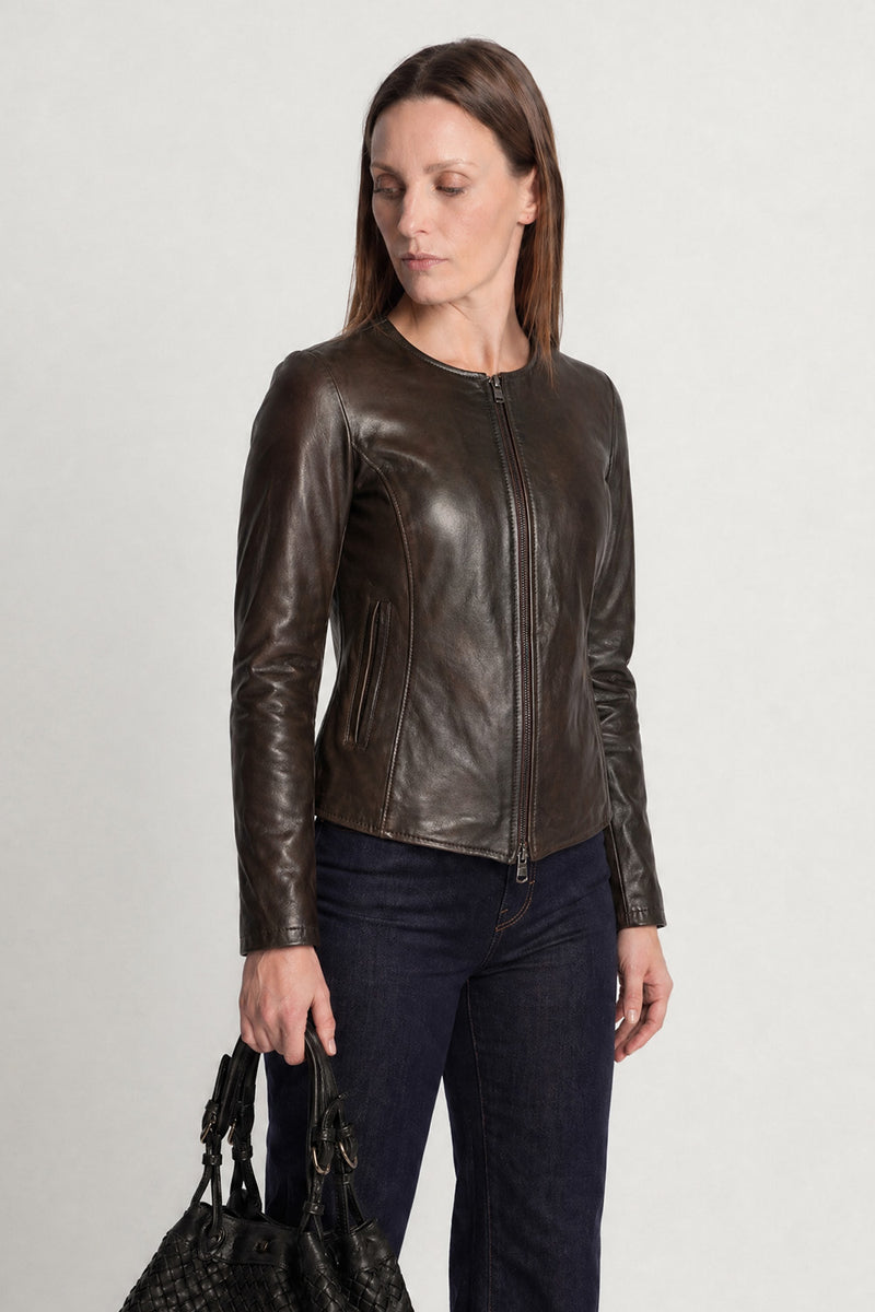 Irene Dark Brown Long woman Barone firenze - 1