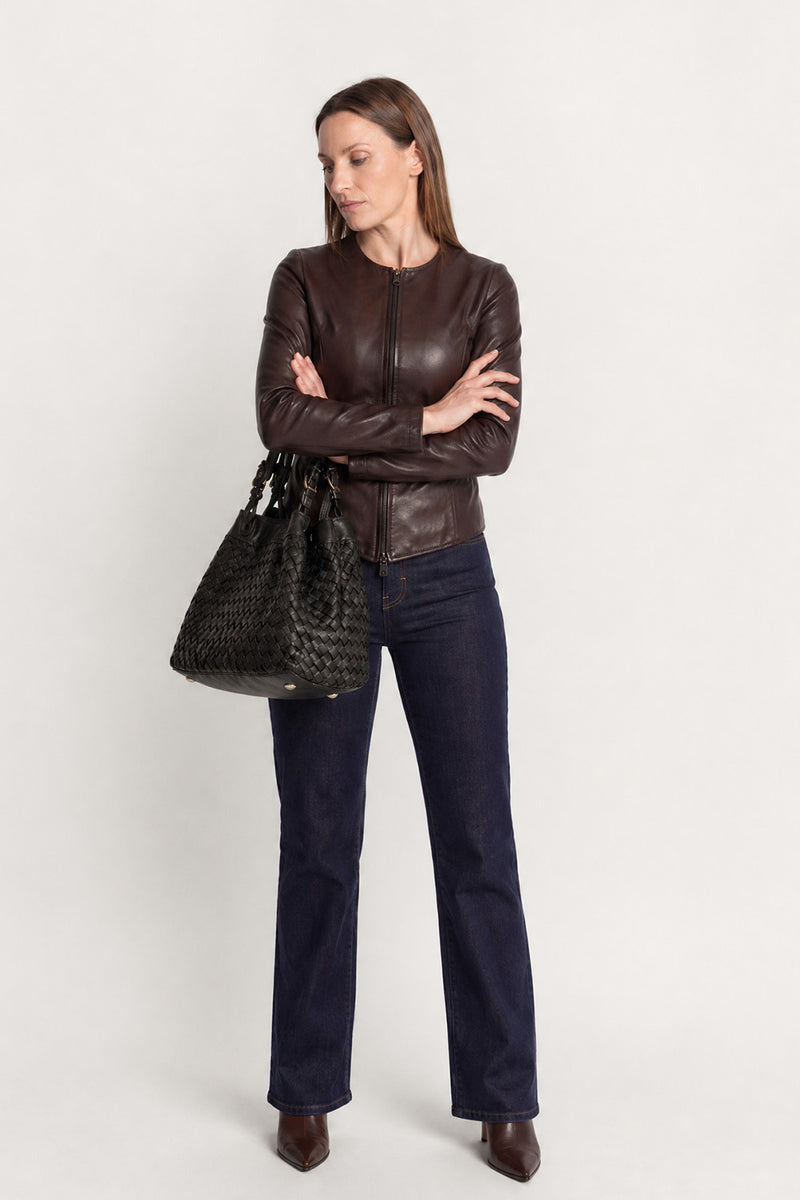 Irene Dark Brown Long woman Barone firenze - 3