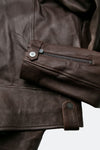 Ale Dark Brown Vegetable Leather unisex Barone firenze - 7