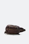 Certaldo Dark Brown Pouch uomo Barone firenze - 2