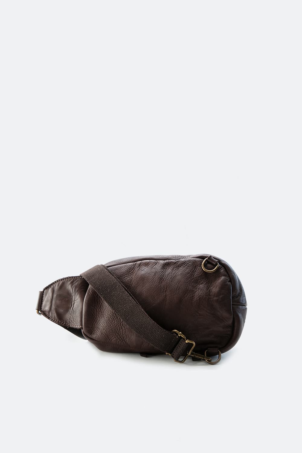 Certaldo Dark Brown Pouch uomo Barone firenze - 4