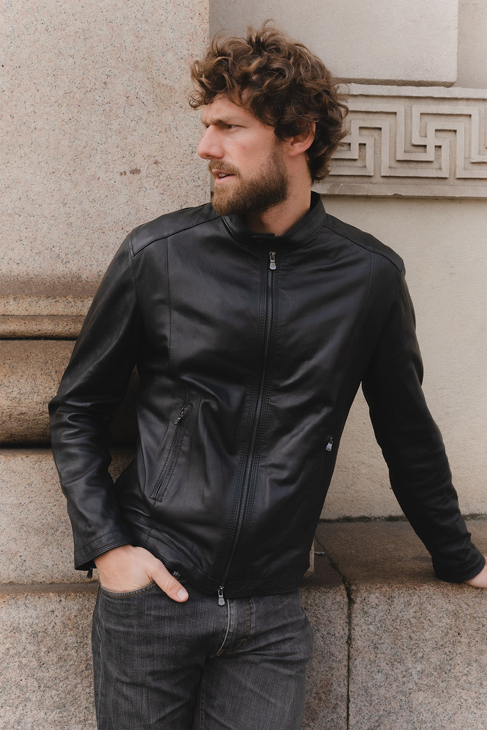 Massi Black Jacket man Barone firenze - 5