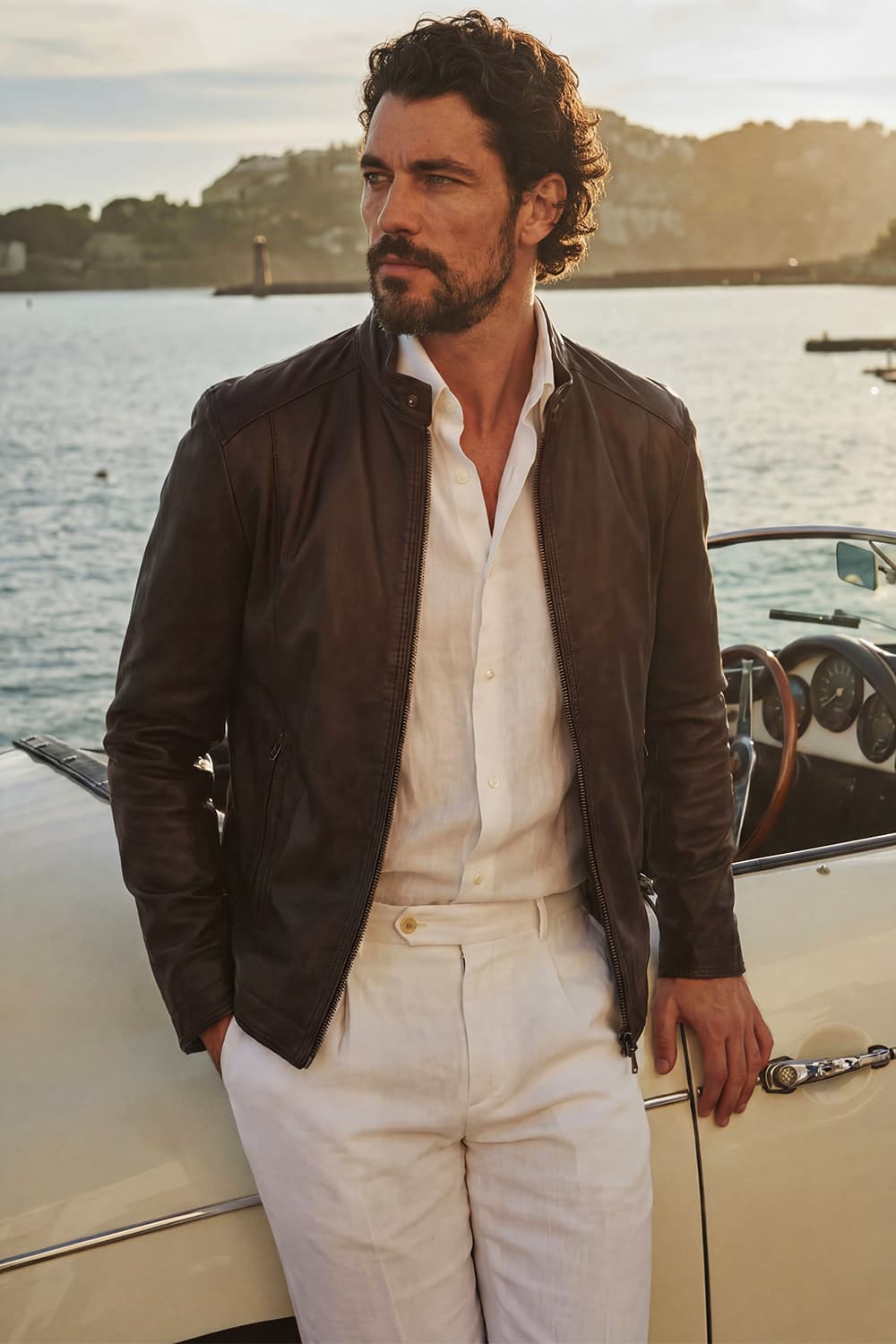 Massi Dark Brown Jacket  uomo Barone firenze - 3