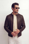 Massi Dark Brown Jacket  uomo Barone firenze - 7