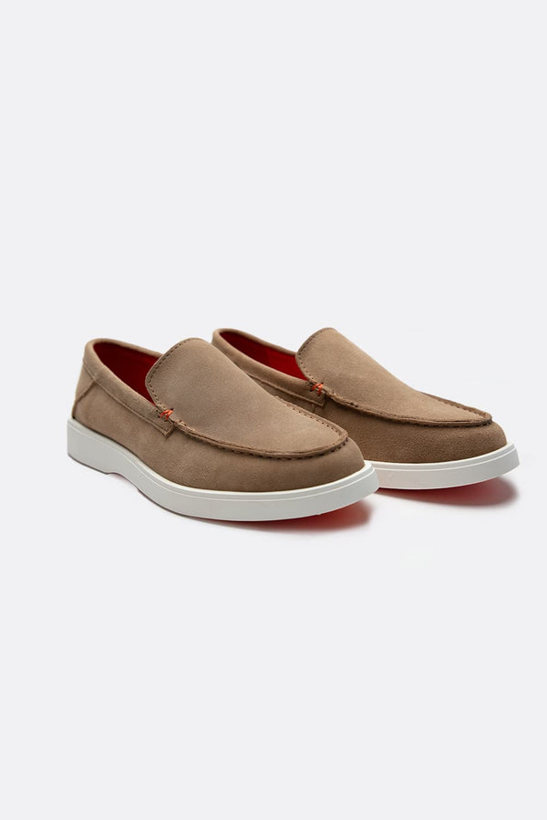 Men’s Suede Loafers man Barone firenze