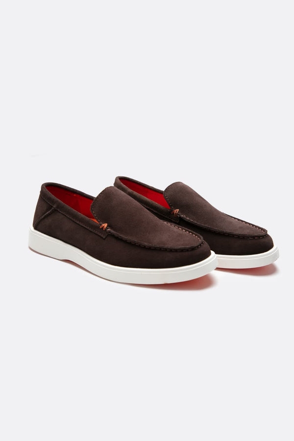Men’s Suede Loafers man Barone firenze