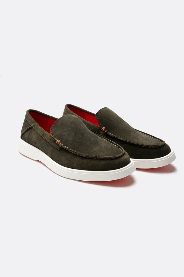 Men’s Suede Loafers man Barone firenze
